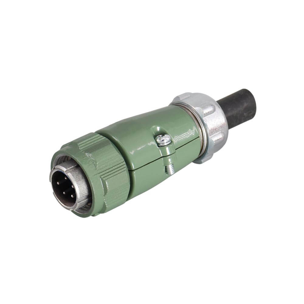 Elecbee YD20系列10A防水航空连接器反装插头YD20-5芯直式-反装TQ