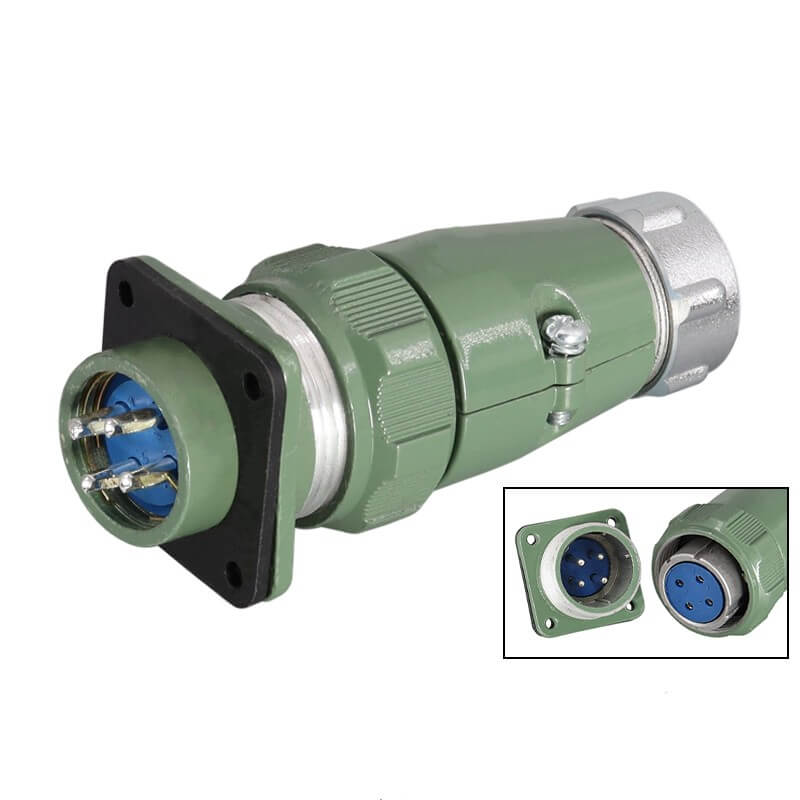 Elecbee YD28 Series4 Pin-Formal Female Plug Straight TP+Z Male Socket Waterproof 25A