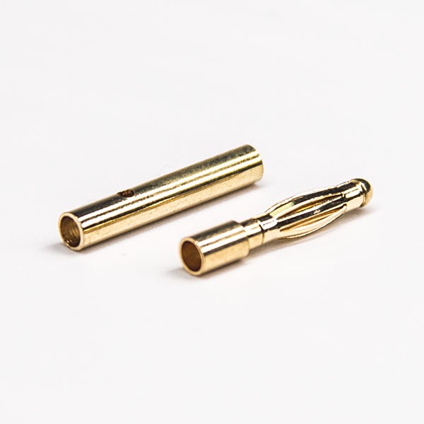 Elecbee 香蕉插头插座航模连接器2.0mm镀金香蕉头插头插座10-20A