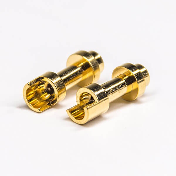 Elecbee CNC精密焊接端子直式镀金无人机电池接插件