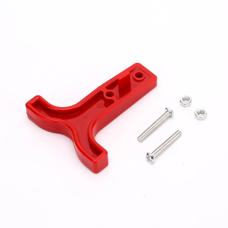 Elecbee Red T-Bar Handle &amp; Fixings For 2 way 50A Power Connector
