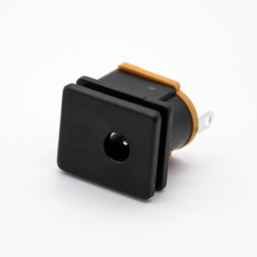 Elecbee DC Power Jack Connector straight Male 3.9*1.03mm Through Hole solder Lug Unshiled