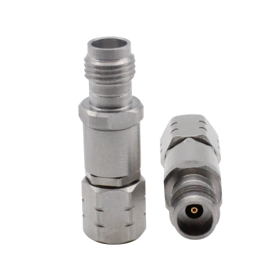 Elecbee 1.85mm Male Plug to 2.4mm Female Jack Coaxial Adapter Stainless Steel Connector 50GHz