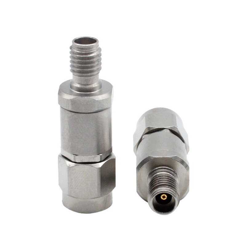Elecbee 2.92MM Male to SSMA Female Coaxial Adapter Stainless Steel 40GHZ High Frequency Connector Tester