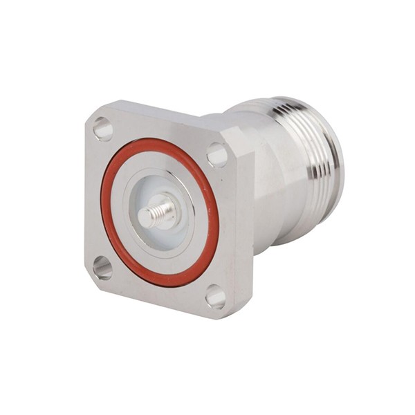 Elecbee 20pcs 4.3/10 Connector Straight Jack waterproof 4-Hole Flange Through Hole for PCB Mount