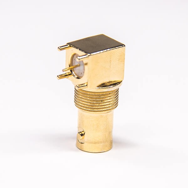 50Ohm BNC Connettore Femmina Testa Destra Angled Bulkhead Tipo DIP per ...