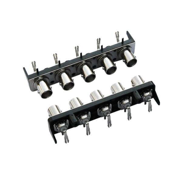 Elecbee BNC Connector PCB Mount Angled Jack
