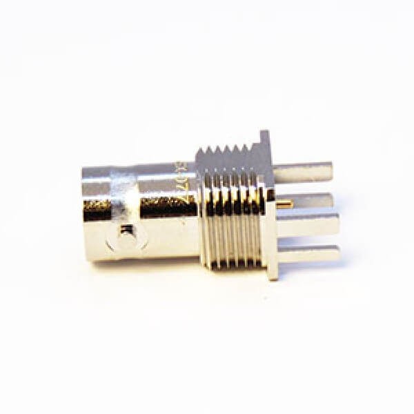Elecbee BNC Connector Female 180 Degree Bulkhead Margin Surface Mounting for PCB Mount 1.7mm
