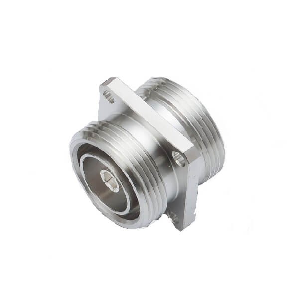 Elecbee 7/16 Connector Flange Mount 50Ω Plug Solder Termination