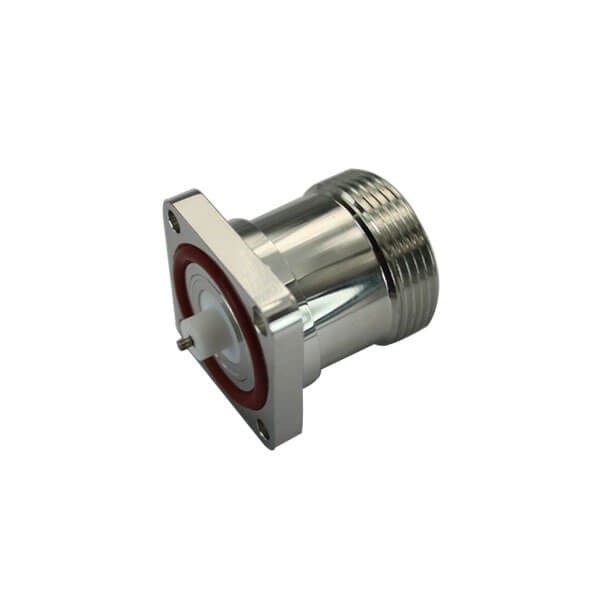 Elecbee 20pcs Waterproof DIN Connector 7/16 4Hole Flange Female for Panel Mount