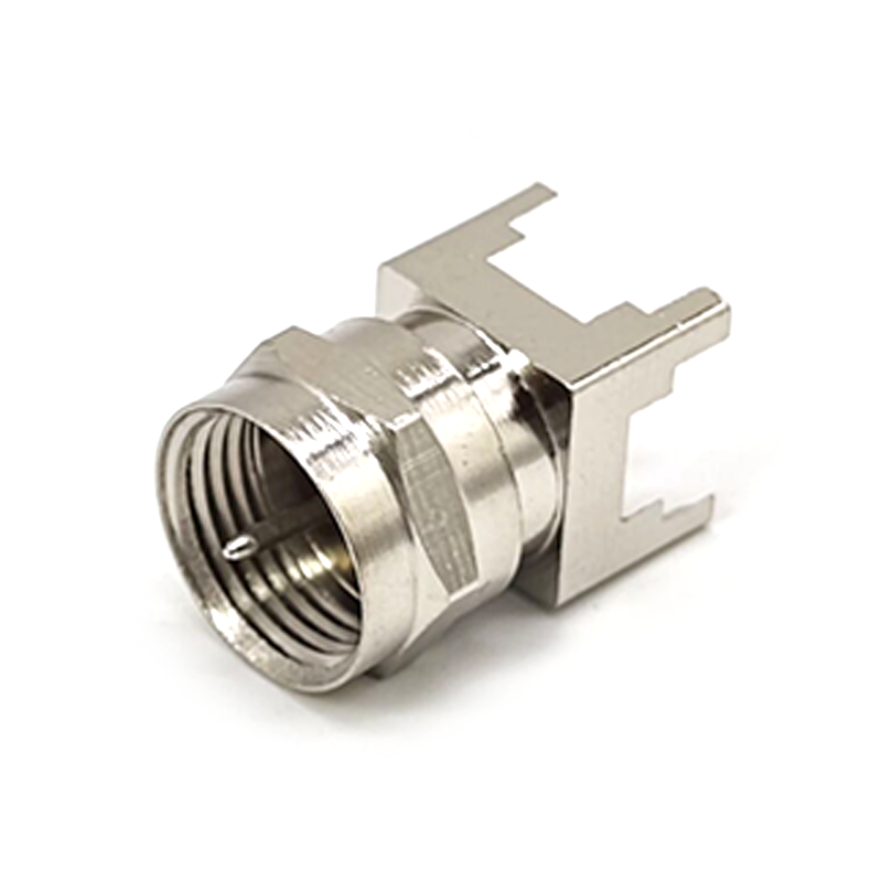 Elecbee 20pcs F Connector Plug Straight Through Hole for PCB Mount