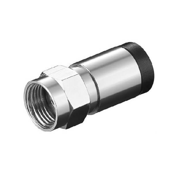 Elecbee 20pcs Conector F Macho Compressão RG59 2pcs