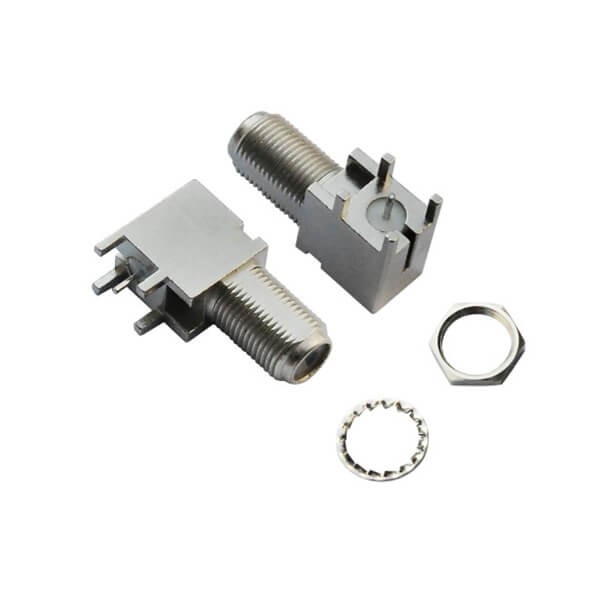 Elecbee F Type Connector Bulkhead Jack RF Coax for PCB