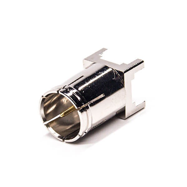 Elecbee F Type Connector PCB Mount Male Straight Through Hole