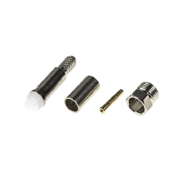 Elecbee FME Cable Connector Female Straight 2GHz Crimp Type 50 ohm