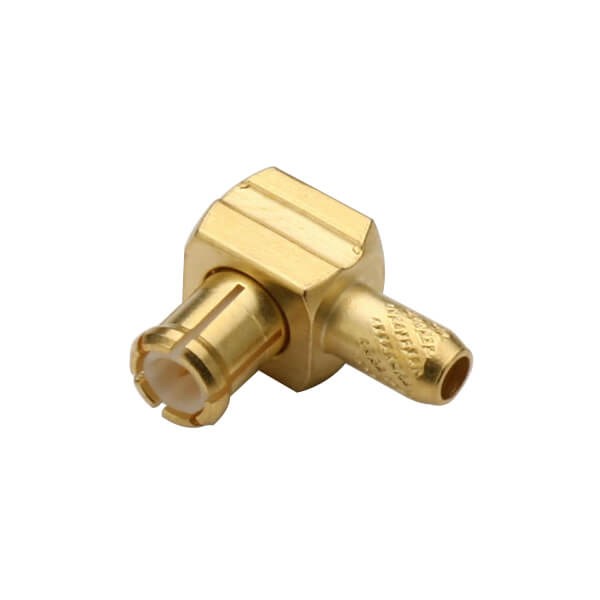 Elecbee Best MCX Connector Crimp Type Angled Plug for Cable RG316