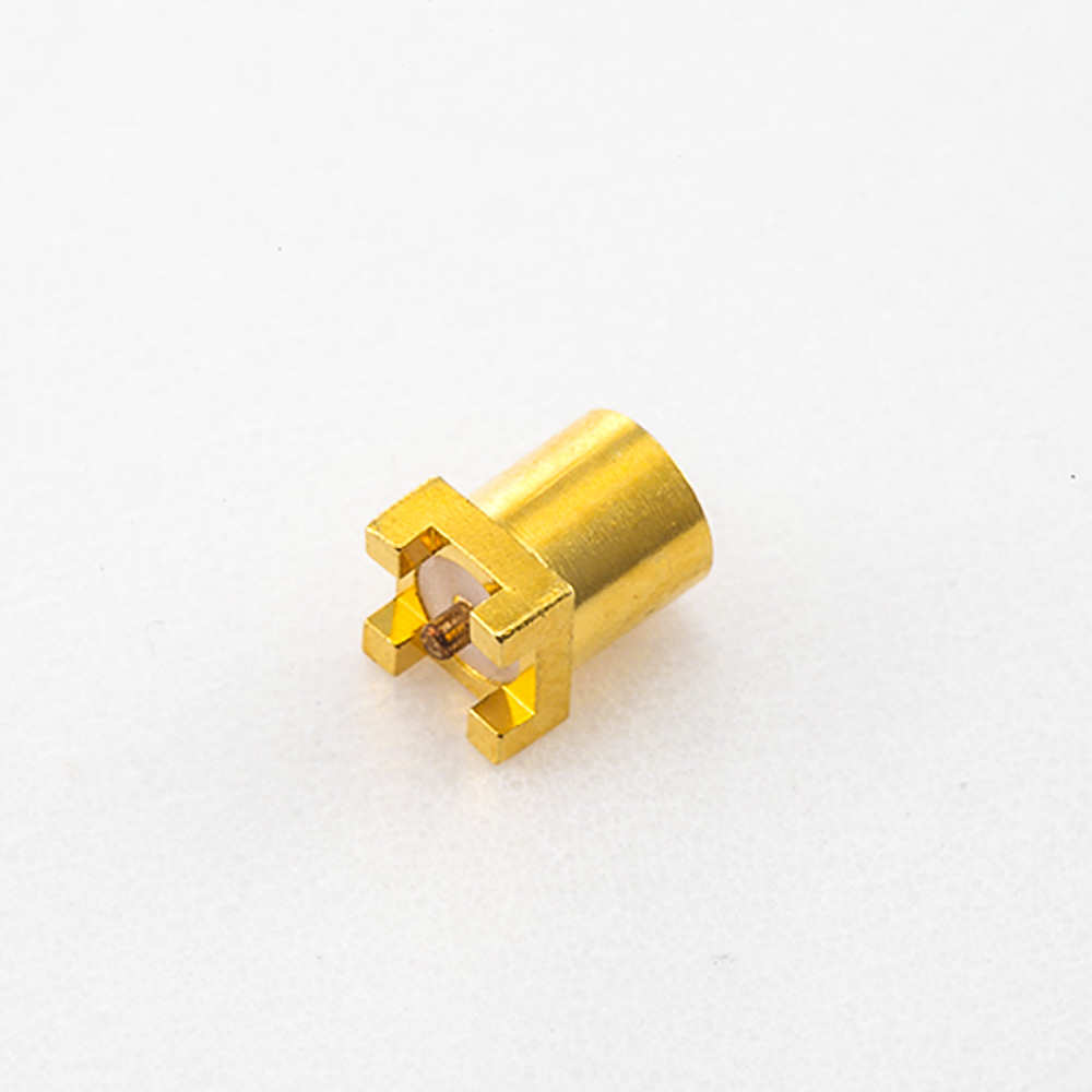 Elecbee MMCX Connector Dimensions Female Straight Solder PCB Mount SMT Type