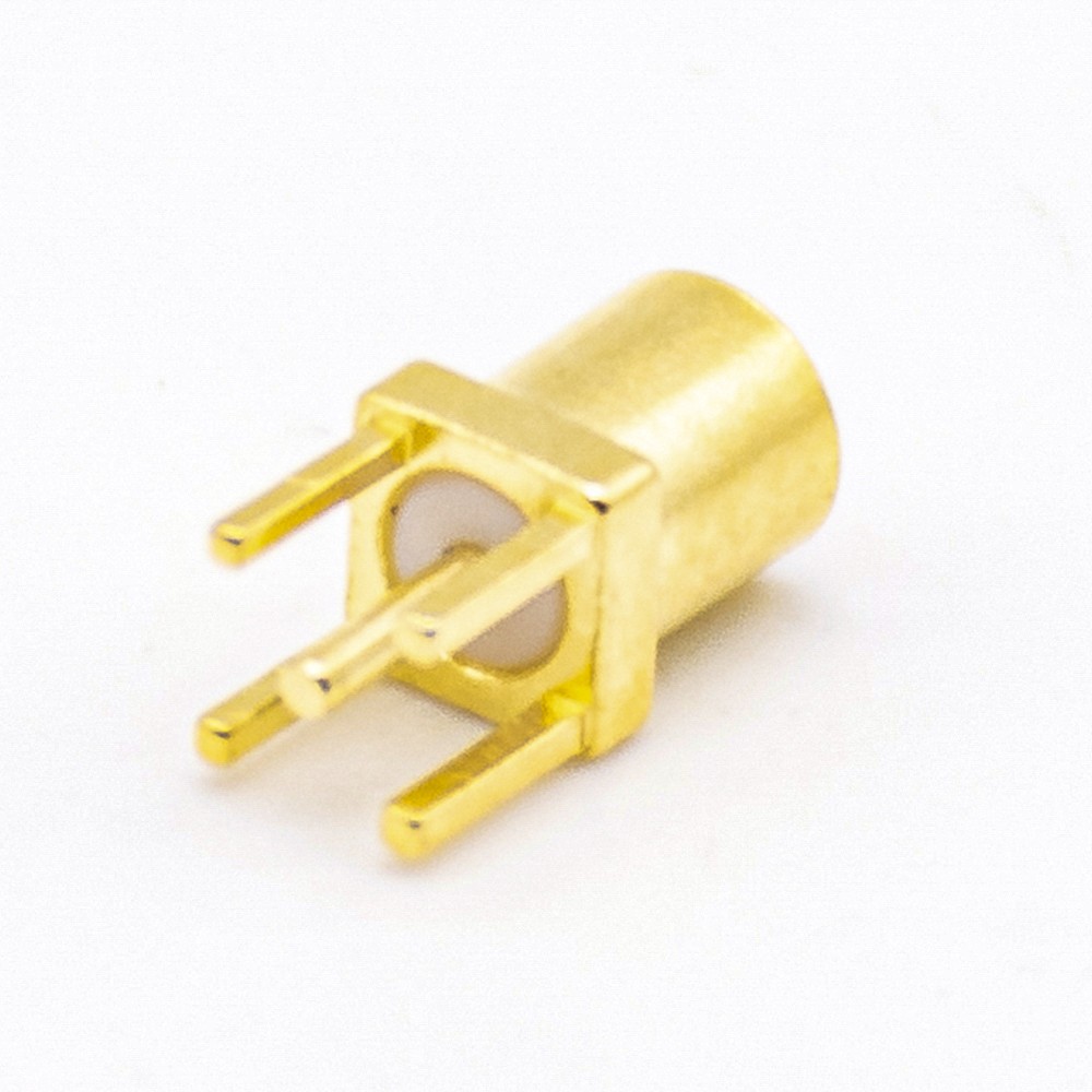 Elecbee MMCX Connector Jack Straight Through Hole for PCB Mount