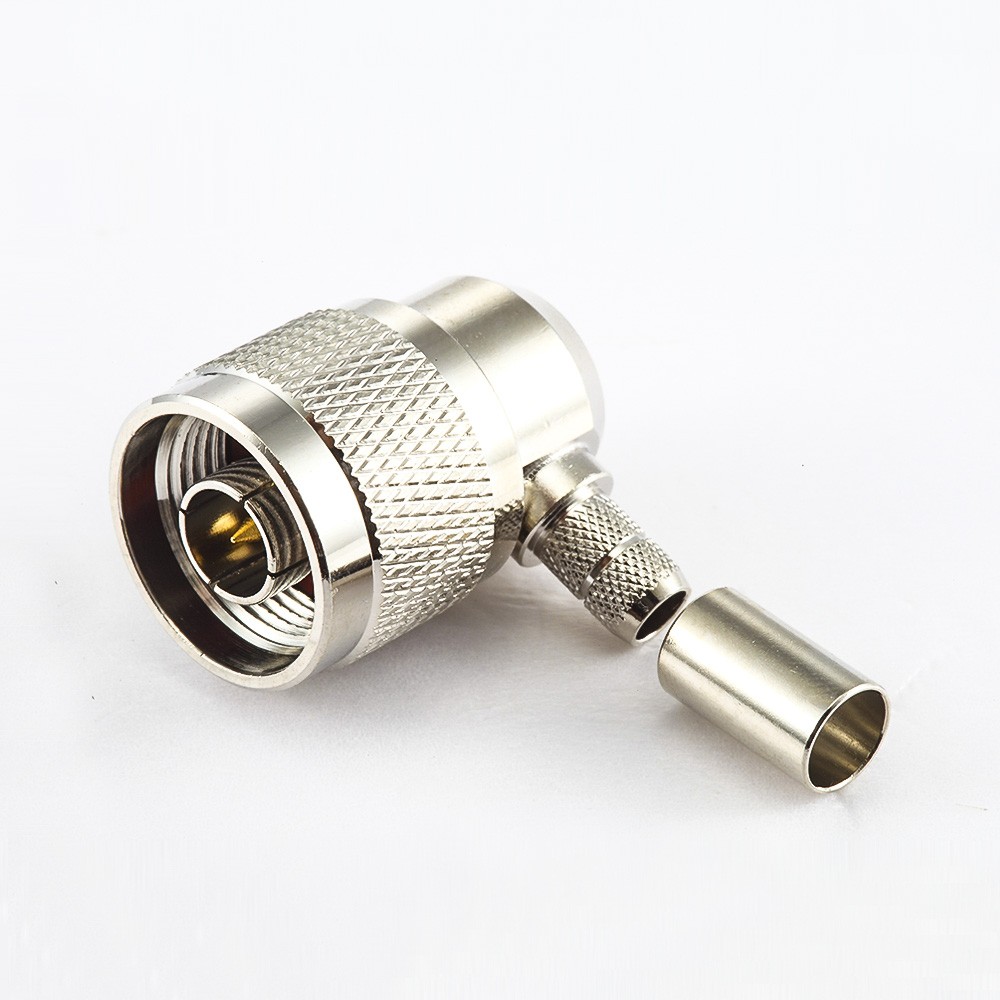 Elecbee 90 Degree N Connector Male Crimp for 4D-FB LMR240