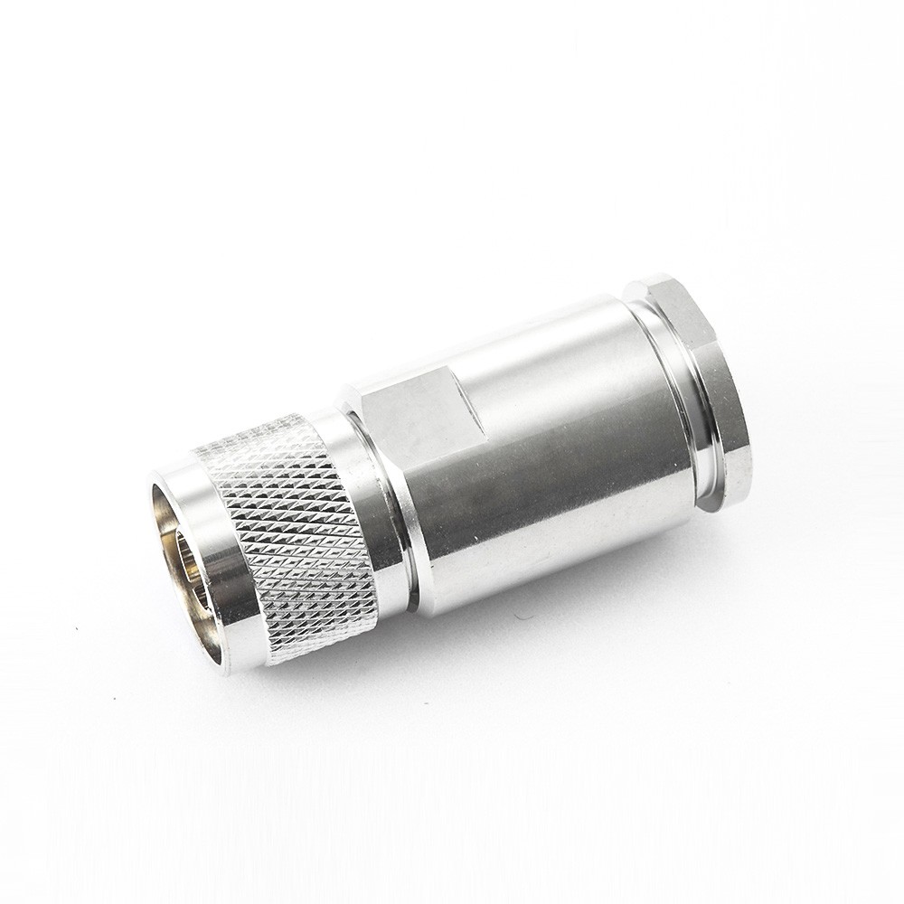 Elecbee Connector N Type RG213 Male Straight Clamp for SYV50-7