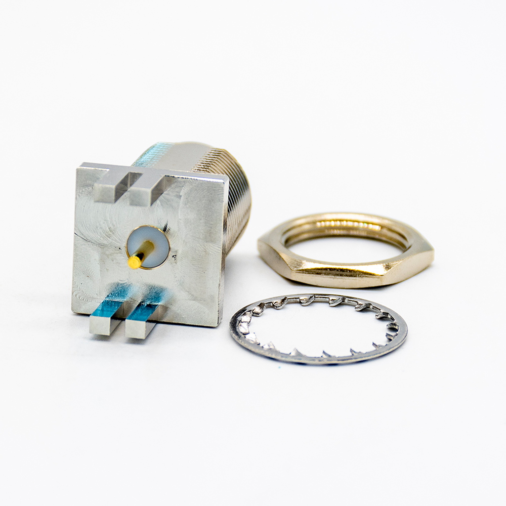 Elecbee 20pcs Edge Mount N Type Connector Straight Female Bulkhead Receptacle 2.0mm