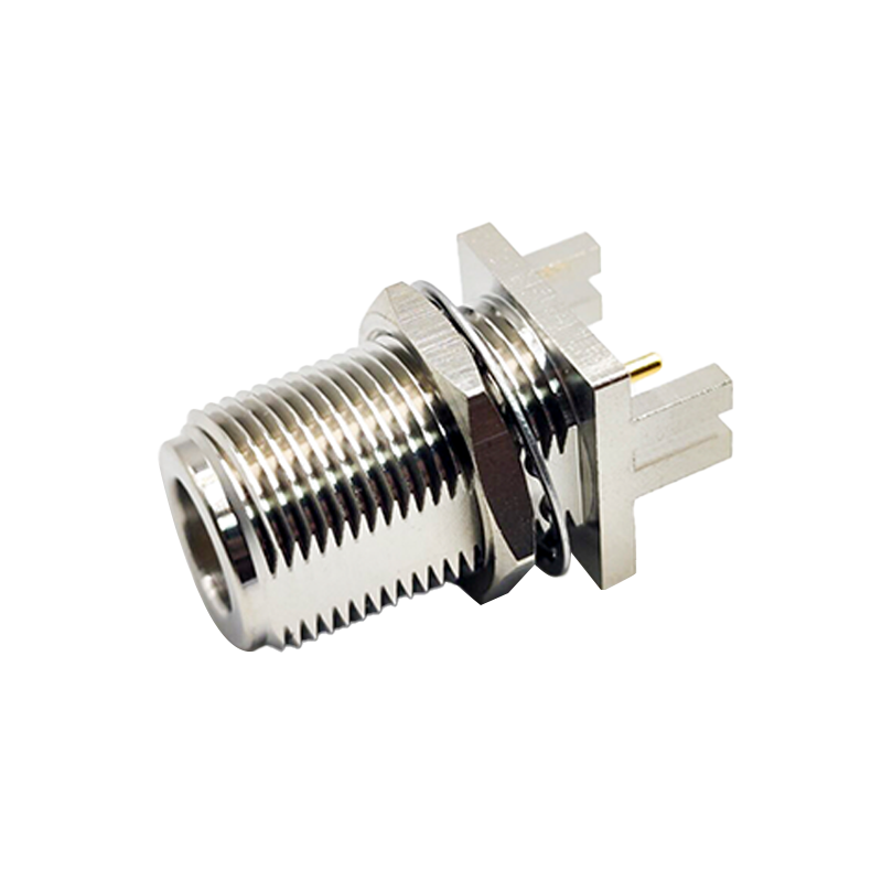 Elecbee Edge Mount N Type Connector Straight Female Bulkhead Receptacle
