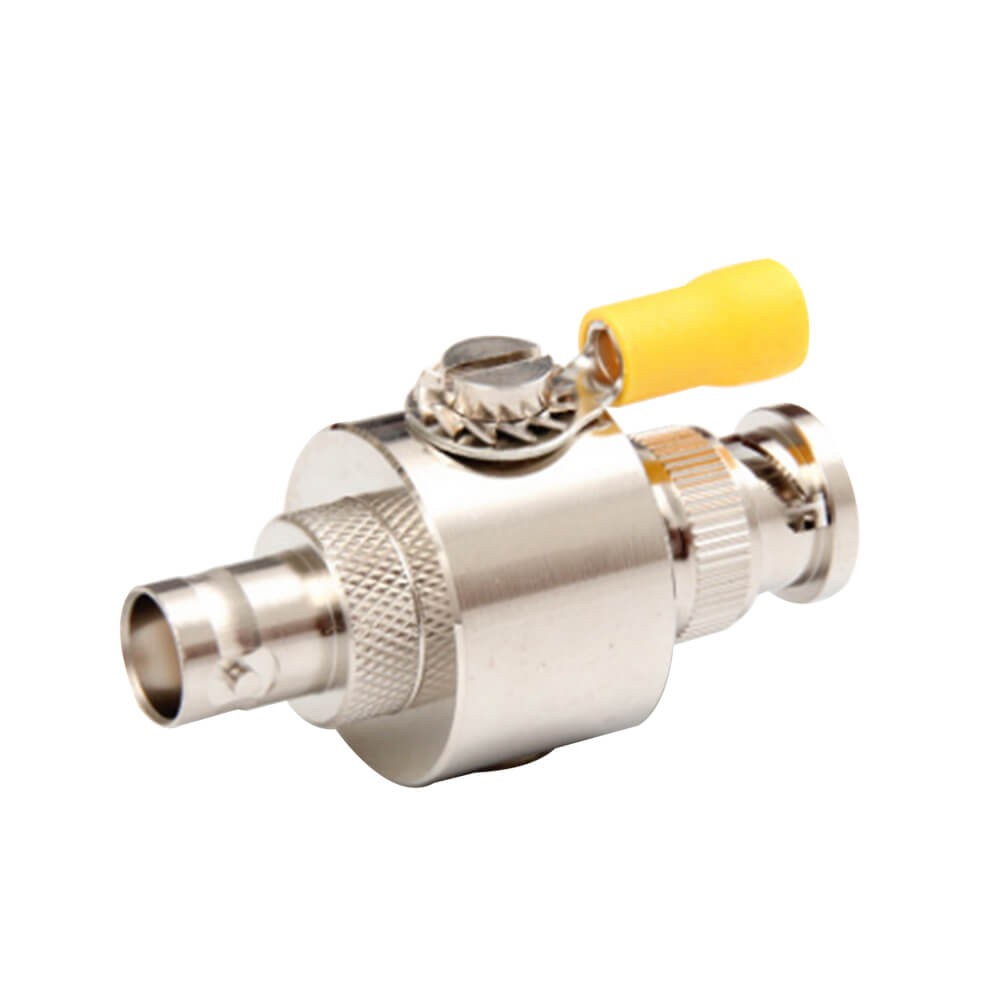 Elecbee BNC Stecker zu Buchse DC-3GHz Gerade Koaxial RF Surge Protector IP67 BNC-JK