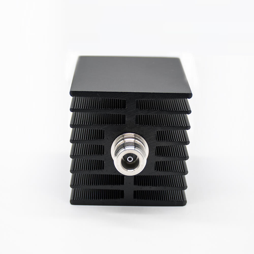 Elecbee Coaxial Termination dummy Load N Female Lightning Arrester Black Connector 100W 50db