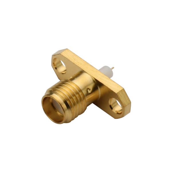 Elecbee RF Coaxial connector Standard SMA Jack Straight Solder Type for PCB mount
