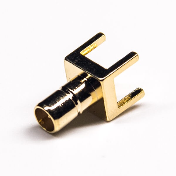Elecbee Through Hole SMB Gold Plated Male Stright Coaxial Connector