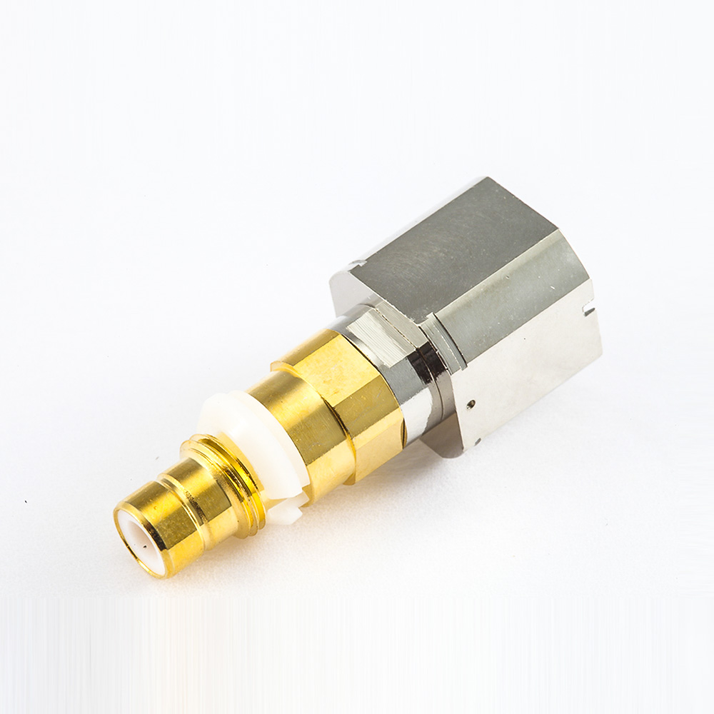Elecbee SMZ (BT43) Connector Male Straight Solder Type Cable Gold Plating and Nickel Plating