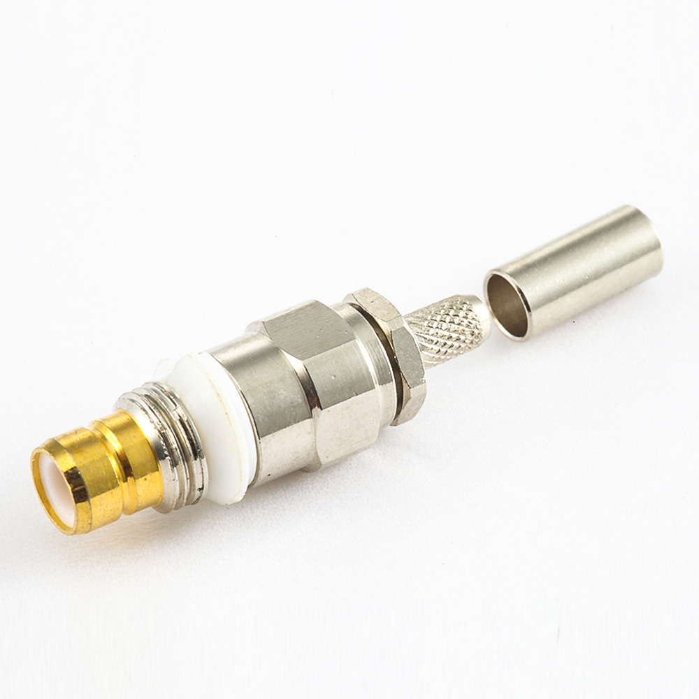 Elecbee Straight SMZ (BT43) Connector Male Crimp SYV75-2-2 Cable