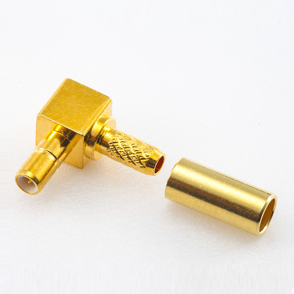 Elecbee RF Connector SSMB Connector Type Male Right Angle Cable RG174/RG316