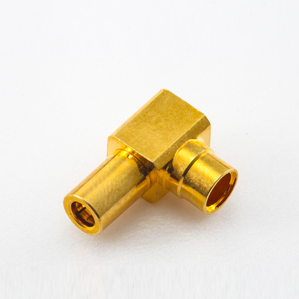 Elecbee Right Angle SSMB Connector Socket Solder Type Cable Semi-soft/semi-rigid-3