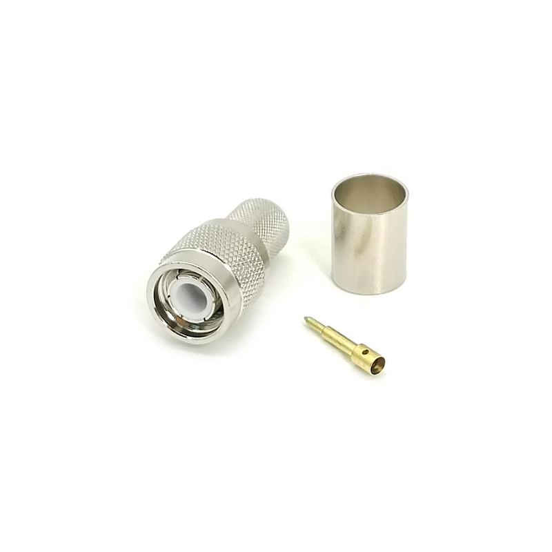 Elecbee TNC Connector for RG8 Straight Male Crimp Type for Cable LMR400,RG213