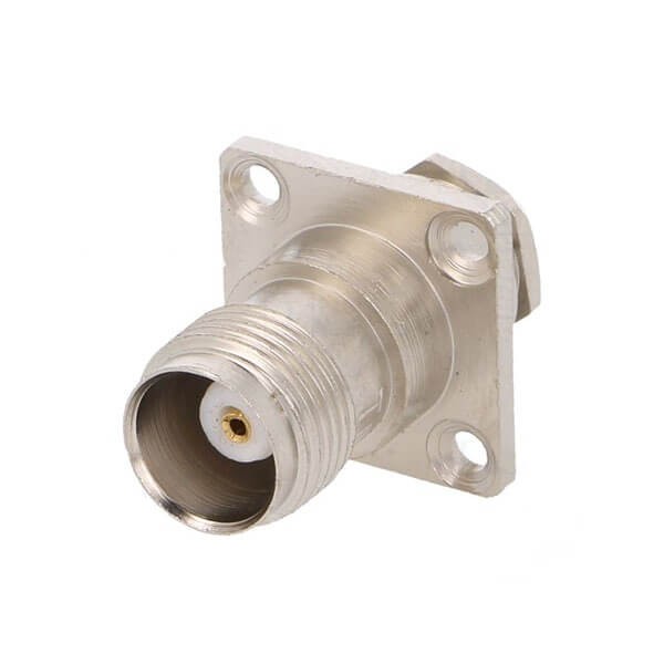 Elecbee TNC Socket Female 50/75 Ohm Rg58 Clamp for Panel Mounting
