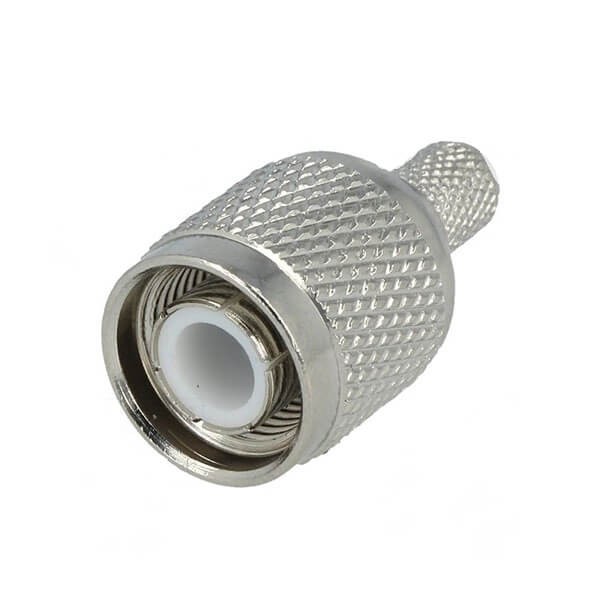 Elecbee TNC Straight Male Connector 50ohm Crimped for Cable LMR240 O.D 6.1mm