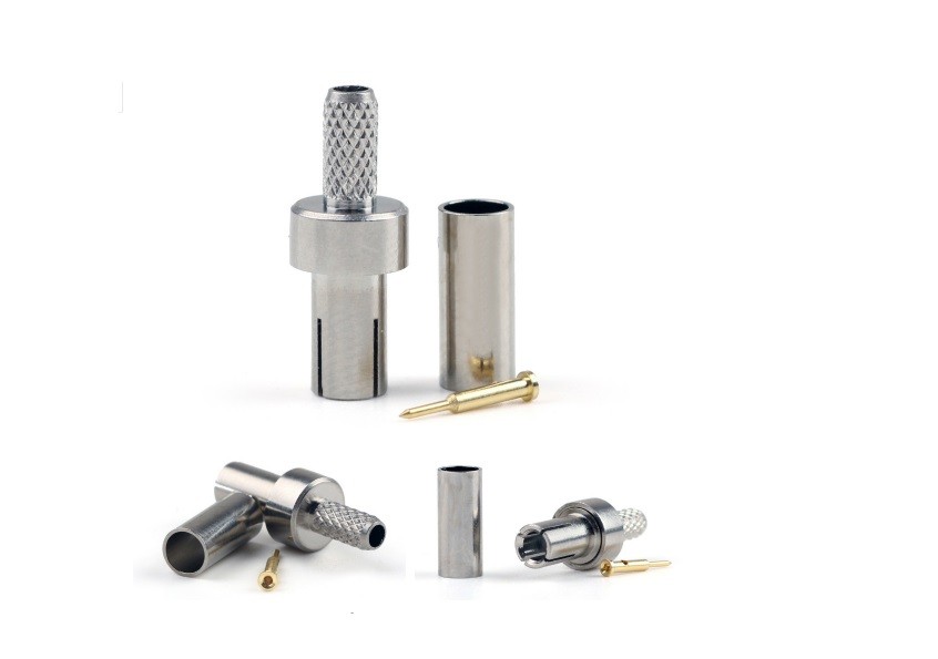 Elecbee TS9 Male Crimp Connector for RG316 RG174 Cable