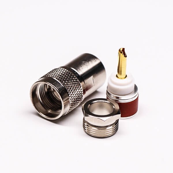 Elecbee 20pcs UHF Connector Coaxial Straight Clamp Type Male for Cable