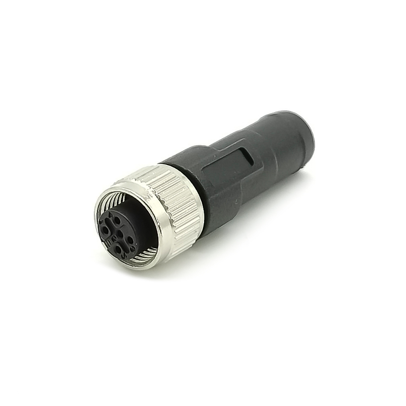 Elecbee 5 Pin M12 Connector Terminal Load Male A Code Unshield Waterproof