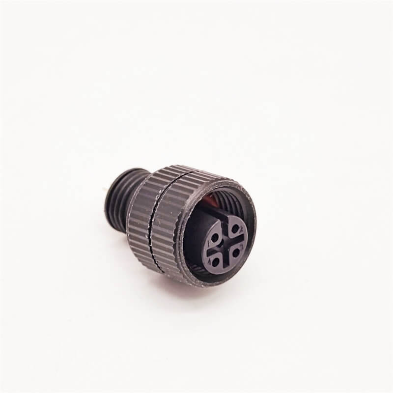 Elecbee Connettore cavo stampato M12 Codice A Dritto 5 pin Femmina Connettore non schermato