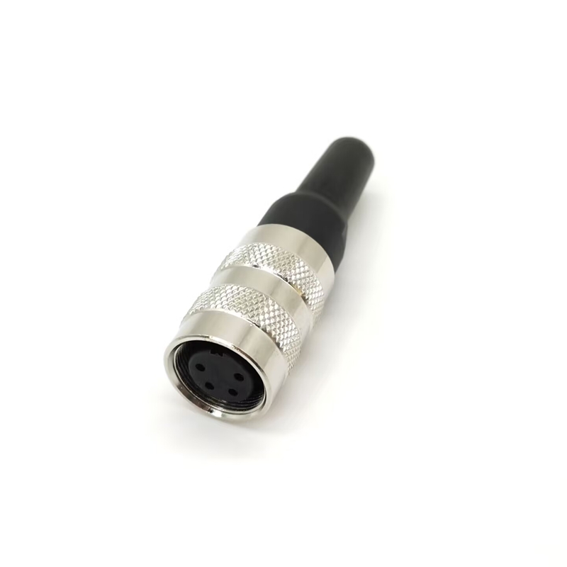 Elecbee Circular IP67 Waterproof Plug female Connector 4Pin M16 J09 Connector