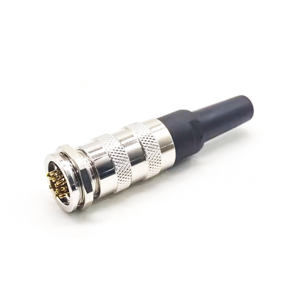 Elecbee M16 J09 Connector Circular IP67 Waterproof Connector 14Pin solder type for cable