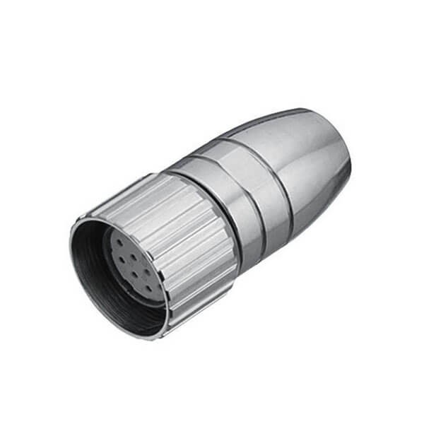 Elecbee M23 16Pin Waterproof Female Assemble Plug Solder Type 623-16A Connector Shield