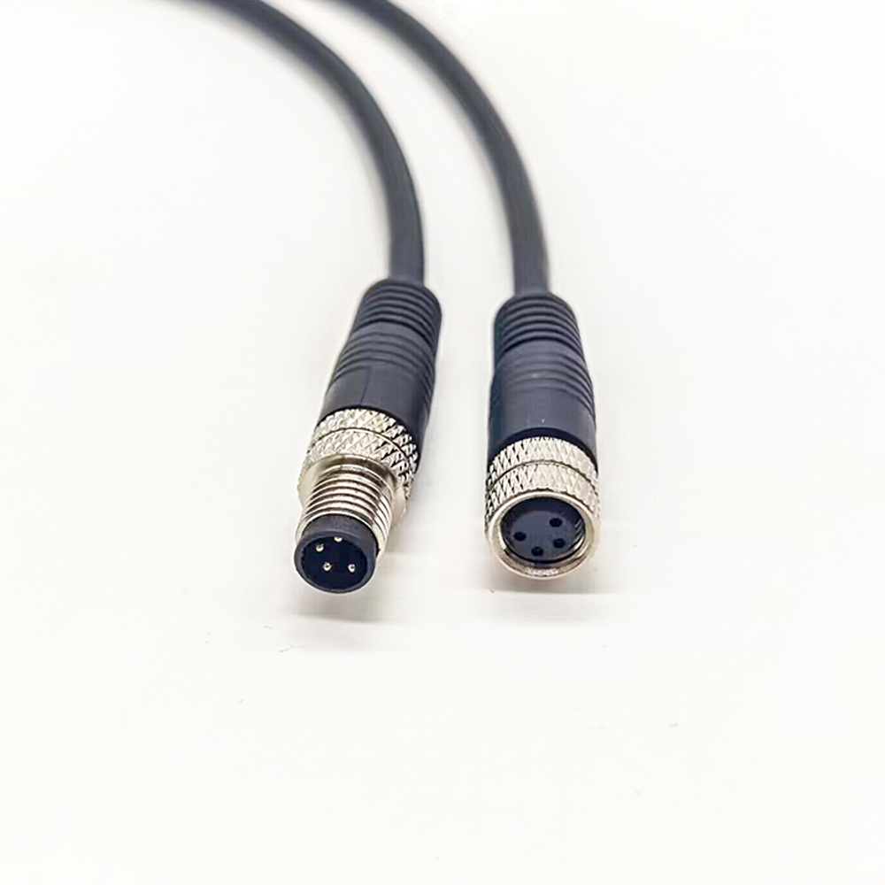 thumbnail image 2 of M8 Straight Molding Type Plug With 1M 24AWG Wire IP67 Waterproof 2 of 11