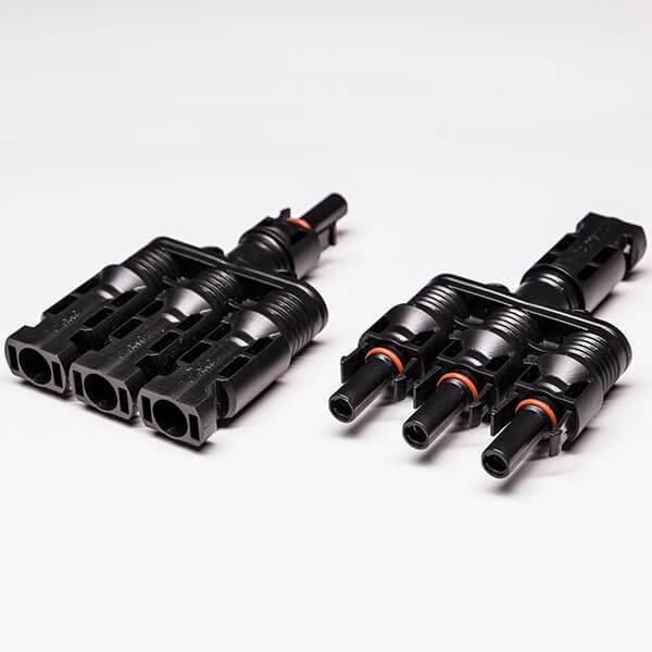 Elecbee PV Branch Connectors Waterproof Ip67 One pair 1 to 3 Solar Panel Connector