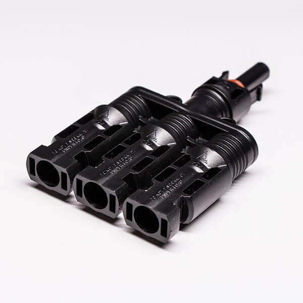 Elecbee PV Multi Branch Connector 1 Male to 3 Female Solar Panel