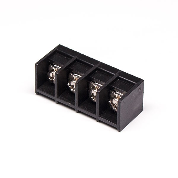 Elecbee Terminal Blocks Barrier Blocks Half Surround Black Connector for Cable