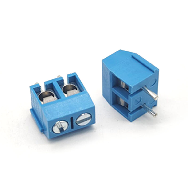 Elecbee Terminal Block Connectors 2pin Straight Blue Screw Type for PCB Mount