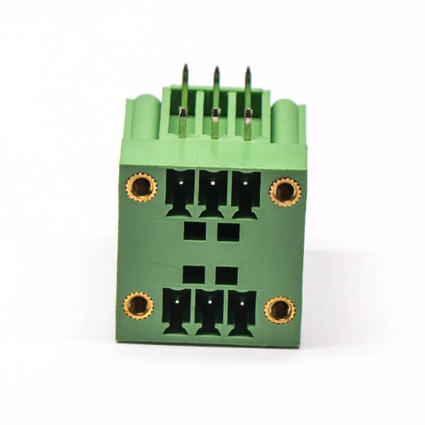 Elecbee 6 pin Terminal Block Multipole Plasti Brass ICE Plug